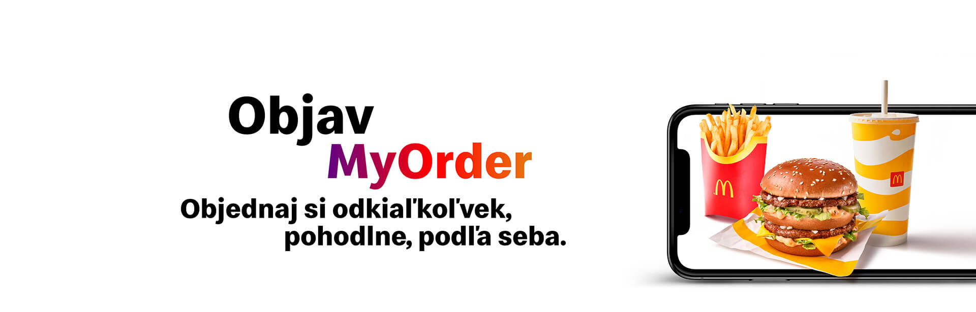 Objav MyOrder - Objednaj si odkiaľkoľvek, pohodlne, podľa seba.
