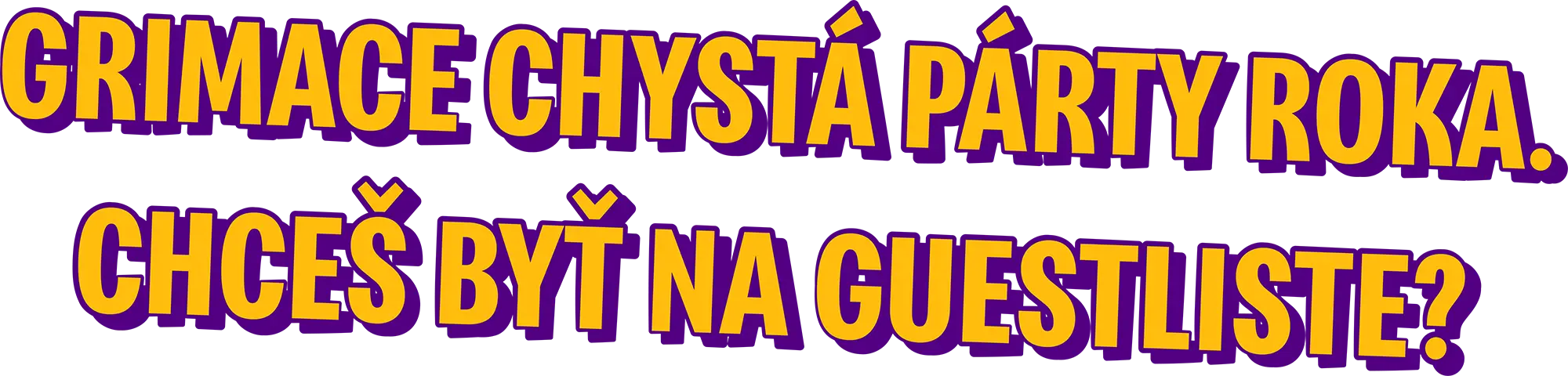 Grimace pořádá b-day party roku. Chceš na guestlist?