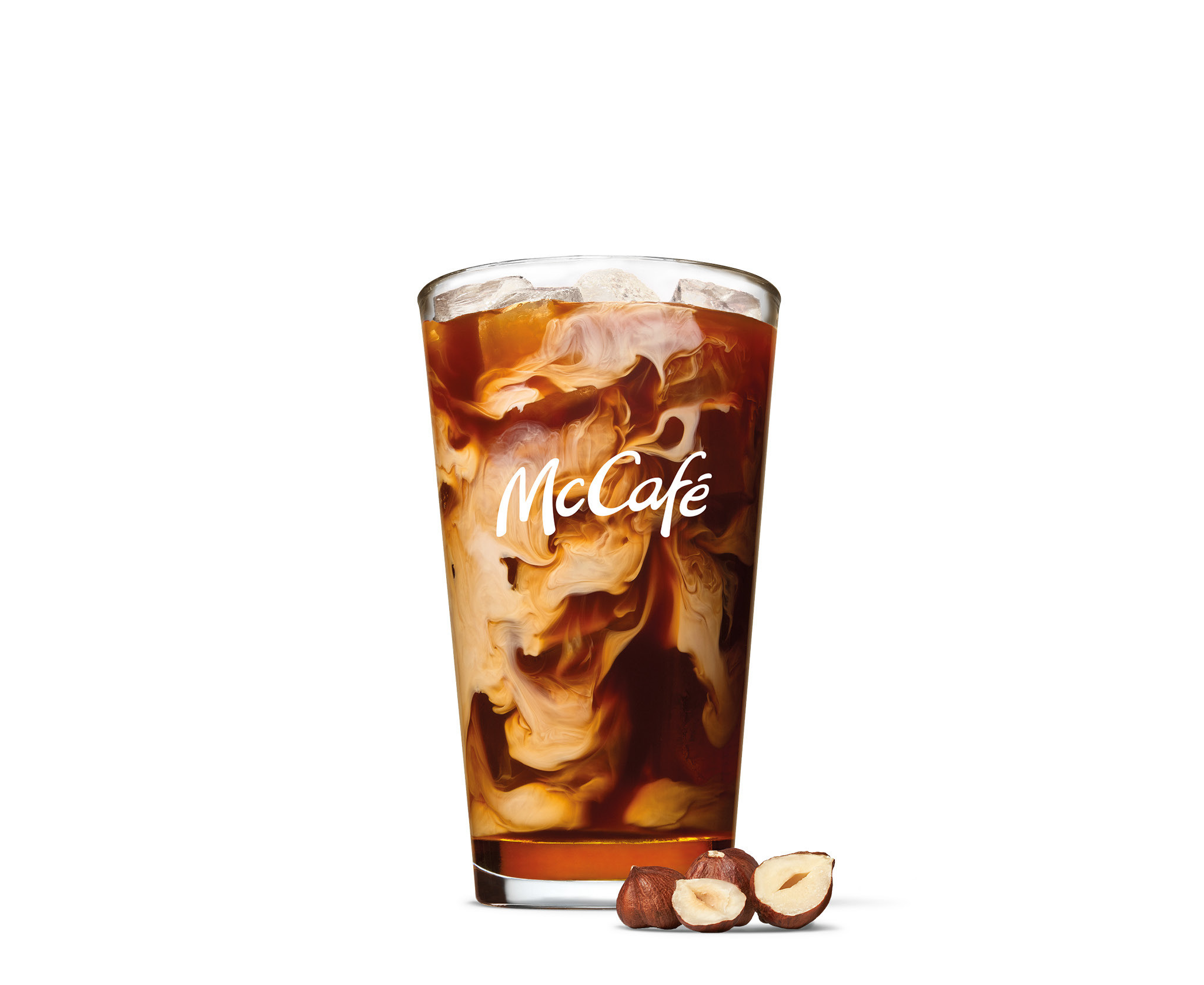 Orieškové ľadové latte