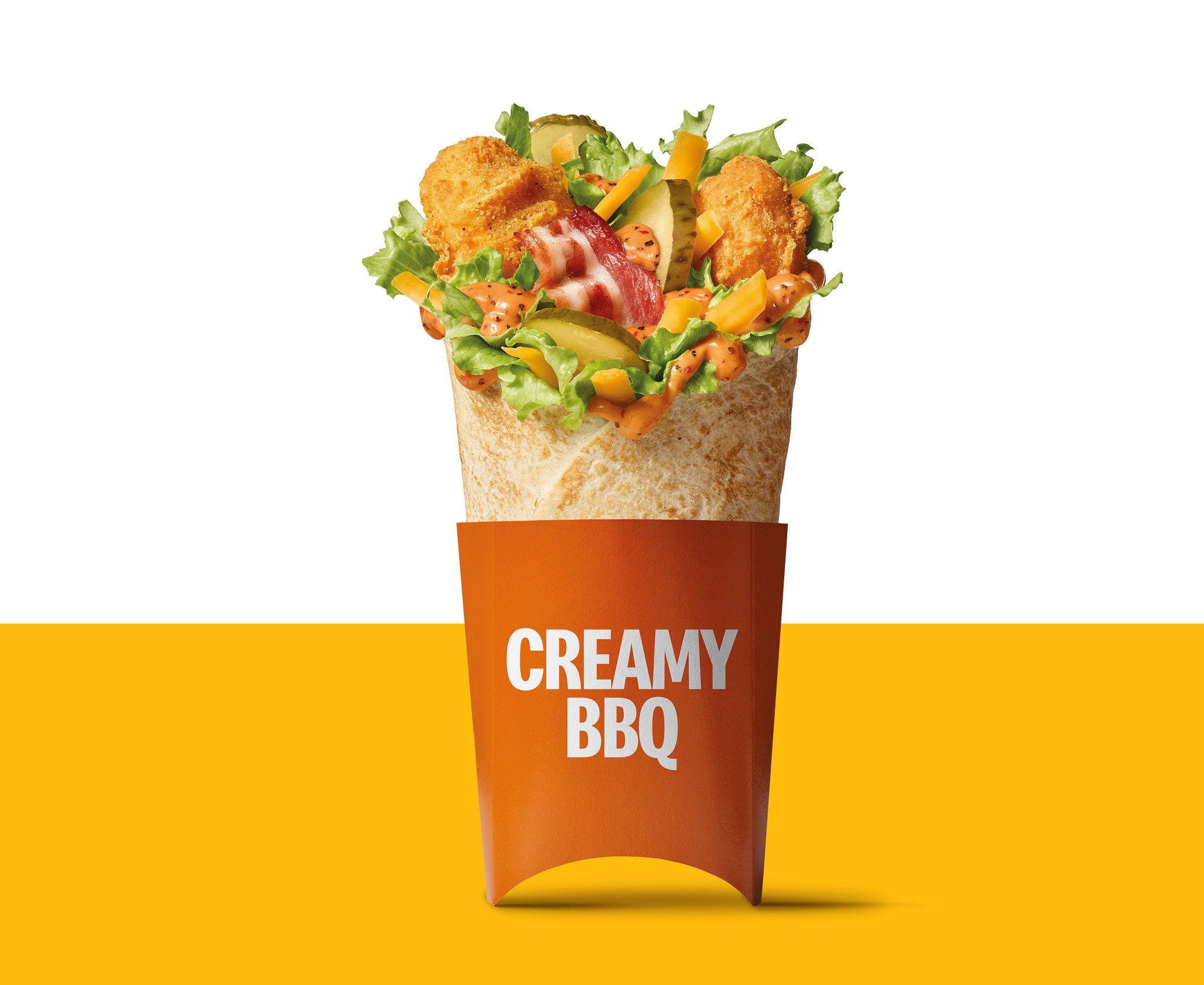 Creamy BBQ Chicken McWrap