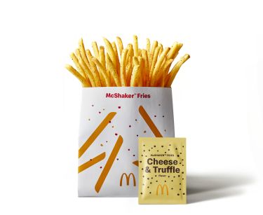 McShaker Fries príchuť syr a hľuzovka