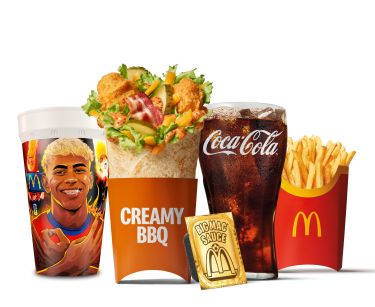 FIFA World Cup Meal Creamy BBQ Chicken McWrap