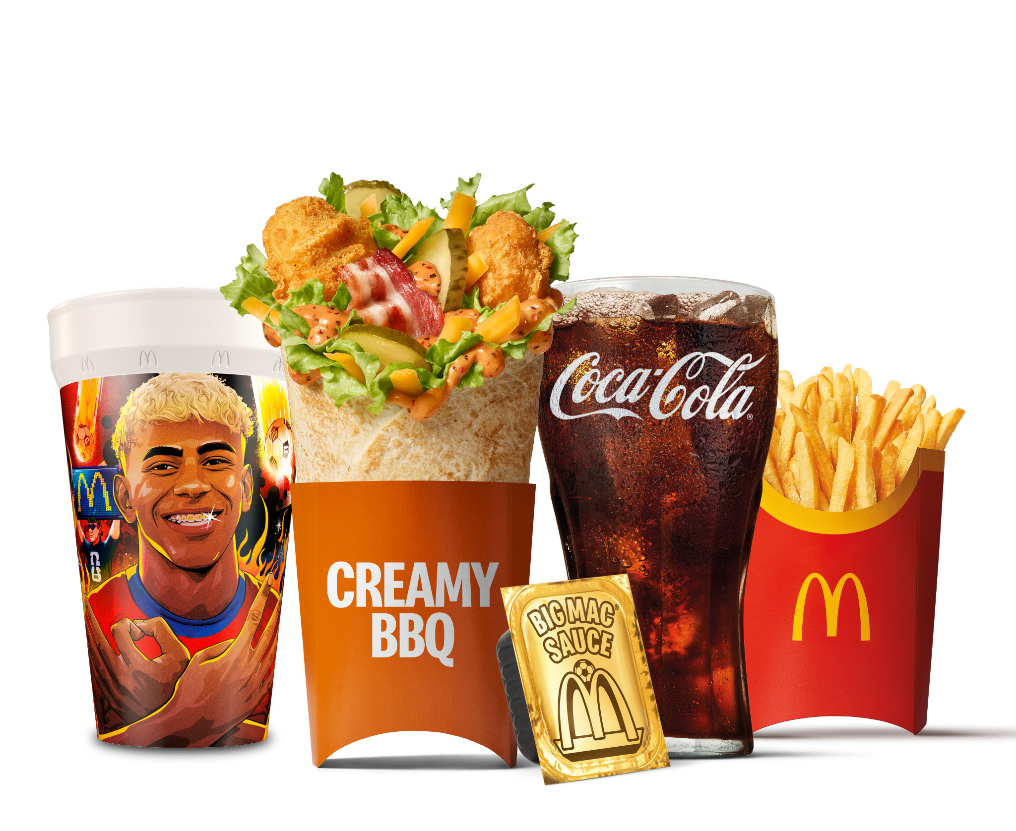 FIFA World Cup Meal Creamy BBQ Chicken McWrap